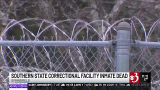 Authorities investigating death of inmate at Springfield prison