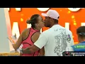 Aryna Sabalenka celebrates winning Miami Open Final by kissing Fiance Georgios Frangulis