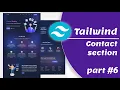 Create Website in Tailwind Contact section