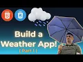 I Built a Weather App with HTML CSS JavaScript Part 1