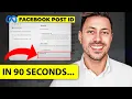 How To Find a Facebook Ads Post ID In 90 Seconds