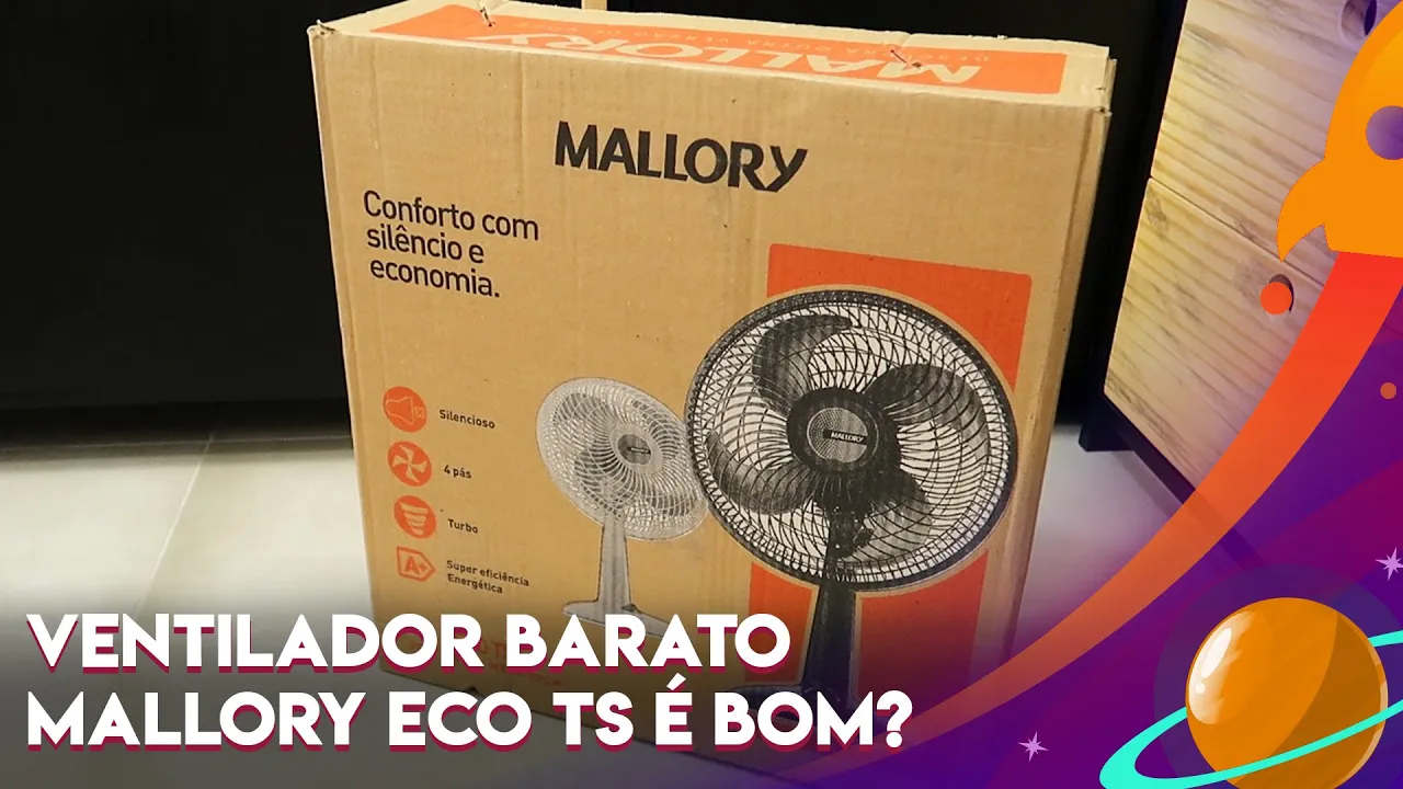 VENTILADOR MALLORY ECO TS 30CM: VENTILADOR BARATO E BOM? (UNBOXING COMPLETO)