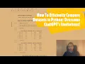 How To Efficiently Compare Datasets in Python Overcome ChatGPT s Limitations