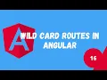 Wild Card Routes In Angular Angular Routing Angular Tutorial NSCODE