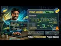 Prime Number Project in Python Beginner Python Project