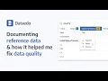 Documenting reference data lookups codes and how it helped me fix data quality