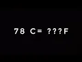78 DEGREE CELSIUS TO FAHRENHEIT