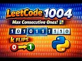 LeetCode 1004 Max Consecutive Ones III Sliding Window Trick