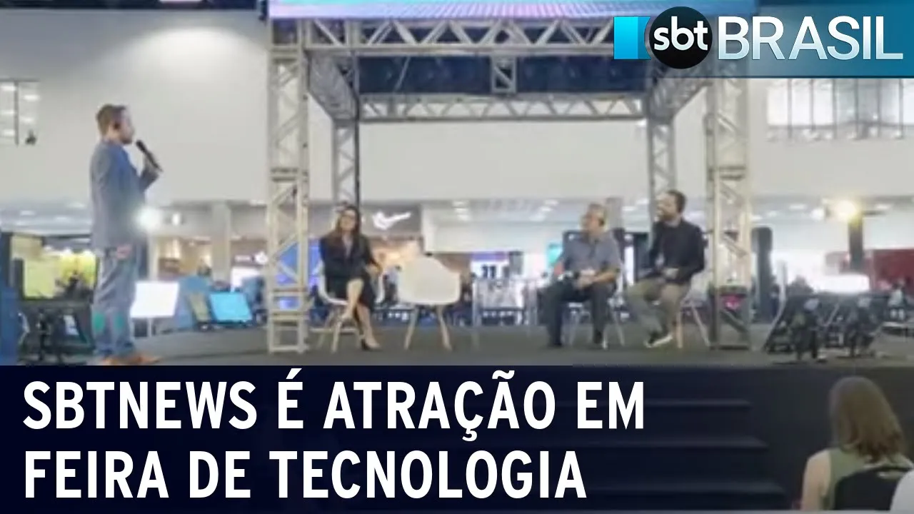 SBT News é atração em feira de tecnologia Digitalks | SBT Brasil (24/08/23)