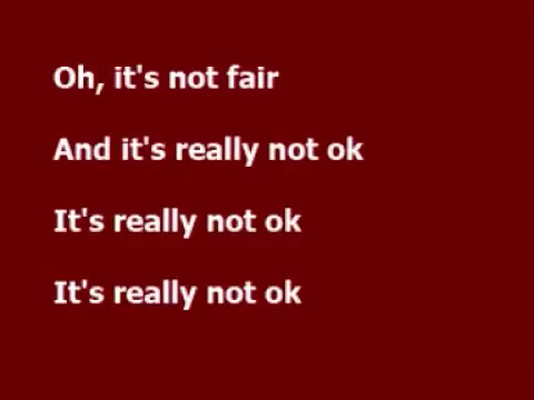 Download MP3 Not fair - Lily Allen lyrics