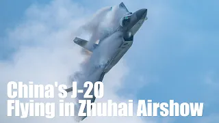 j 20 flying in zhuhai air show