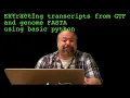 Extracting transcripts from a GTF file and genome FASTA file using basic python