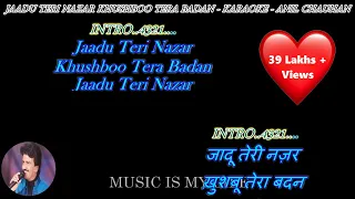 jaadu teri nazar khushboo karaoke with scrolling lyrics eng u0026 