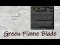 D D Spellbook Shorts - Green-Flame Blade