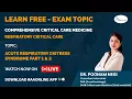 Download Lagu Critical Care Medicine | Acute Respiratory Distress Syndrome Part -1 \u0026 2 | by Dr. Poonam | RAAONLINE
