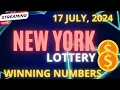 New York Midday Lottery Results For - 17 Jul 2024