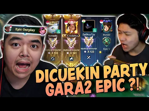 Video Thumbnail: NGESMURF DI MABAR VIP JEJE ADRIEL!! GINI RASANYA KESENJANGAN TIER EPIC DI LOBI IMMO :(