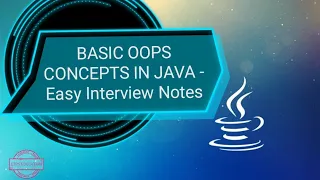 Basic OOPS concepts in Java easy notes