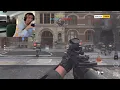 xQc using the PlayStation controller as a mic