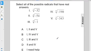 Algebra2 Rad Funcs Cube Roots Q72