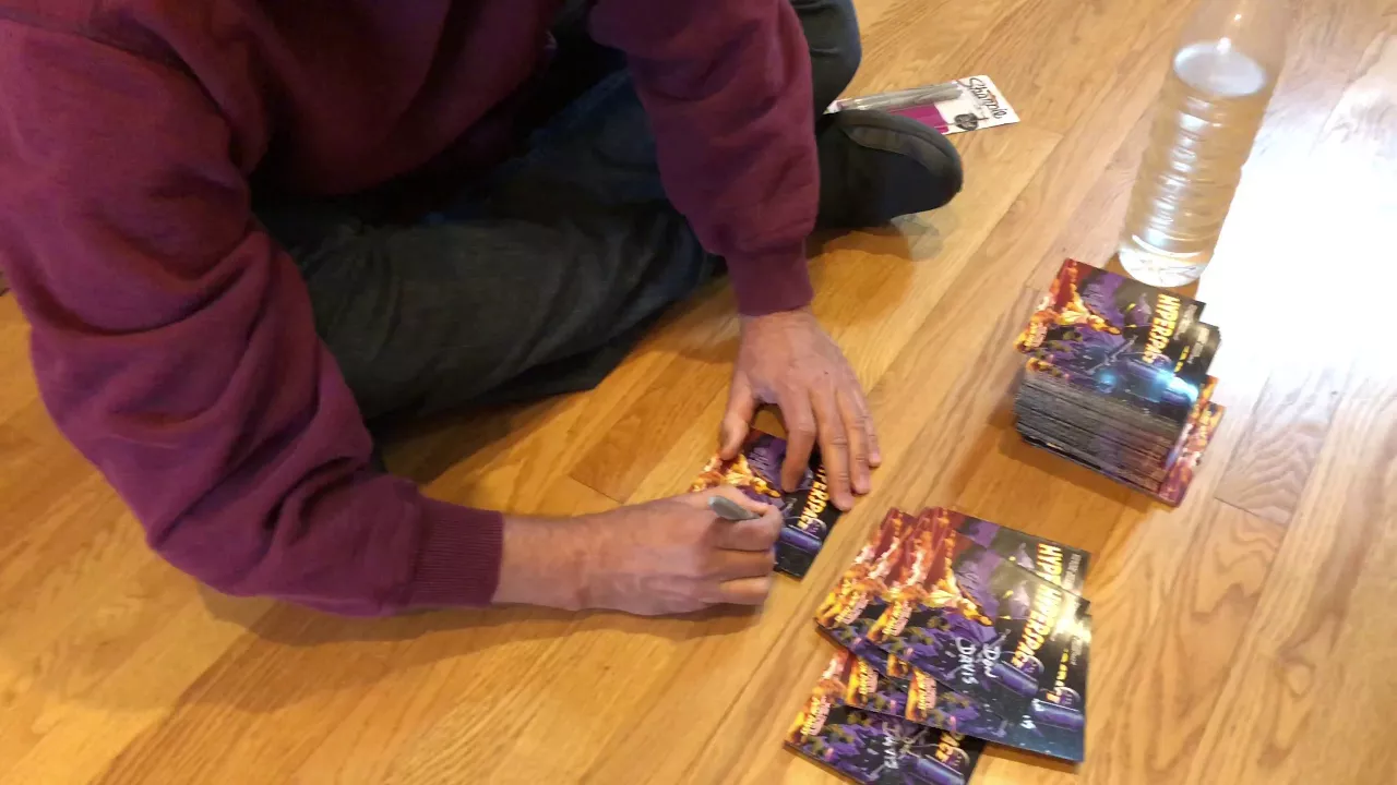 Don Davis Autographs "HYPERSPACE" soundtrack Don Davis Autographs "HYPERSPACE" soundtrack