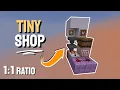 SMALLEST Automated Redstone Shop - 1 1 Ratio