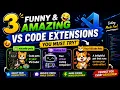 3 Funny VS Code Extensions That Will Make Coding Fun VSCode Pets Coding Pet More