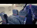 Delta First Class Flight New York to Montego Bay Jamaica Boeing 737-900ER
