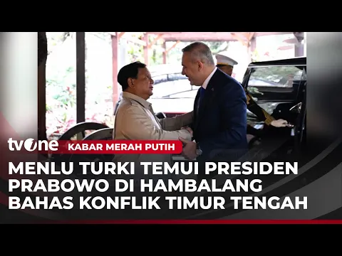 Presiden Prabowo Menerima Kedatangan Menlu Turki di Hambalang