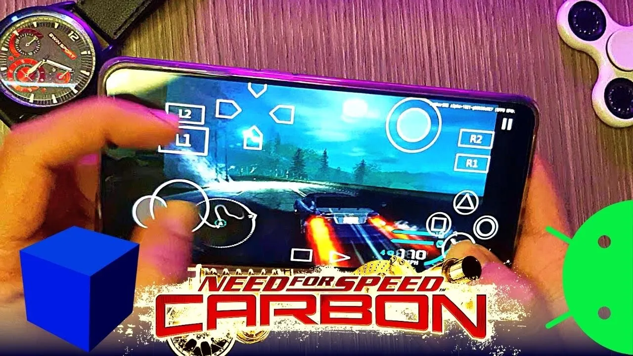 Need For Speed Carbon - PS2 Emulator Android Gameplay - AetherSX2 APK - NFS Carbon Mobile 2022