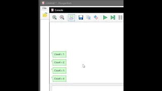Tecq Mate Flowgorithm Flow chart for loop output only 1 to 4
