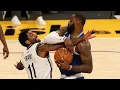 Lebron James Takes on Kyrie Irving Brooklyn Nets VS Los Angeles Lakers 2021 NBA Season