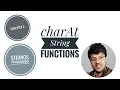 charAt function Java String functions computer class 10 icse Java