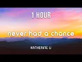 [1 HOUR LOOP] Katherine Li - Never Had a Chance