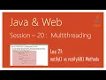 Multithreading in Java Inter Thread Communication notify vs notifyAll Methods in Java