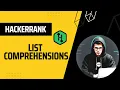 Hackerrank solutions - List comprehensions copycat1524