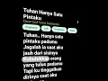 Lagu Tuhan Hanya Satu Pintaku (Dear God Versi Indonesia) || Lirik