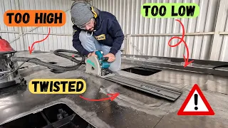 ⛵️ Can this amount of deformation in our Aluminum Sailboat Deck be fixed? 🤯 (Part: 2/2) Ep. 367