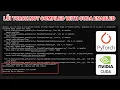 How to fix Torch not being compiled with CUDA enabled on comfy
