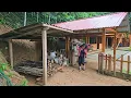 Download Lagu How to build a shed to store tools and firewood, install a roof and place a firewood storage area