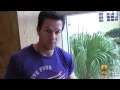 Mark Wahlberg Flexing Biceps