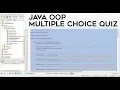 Java Program Multiple Choice Quiz Object Oriented Prog Quiz System in Java with Source Code OOP