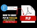 How to Export and Send PLP File in PixelLab Mobile Guide