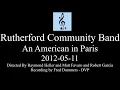 An American in Paris by George Gershwin arr. by James Curnow
