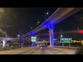 Driving from Sunset Florida to Dania Beach Florida at night