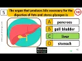 Digestive System Trivia Quiz Human Physiology Quiz Digestive System Quiz - Parts and Function