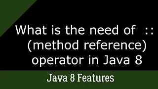 Method Reference java 8
