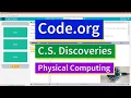 Arrays and For Loops Lesson 12 7 Tutorial with Answers Code org CS Discoveries Physical Computing