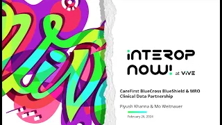 Streamlining Healthcare Data Exchange CareFirst BlueCross BlueShield and Partner Experiences
