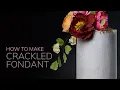 Download Lagu How to make crackled fondant - step by step